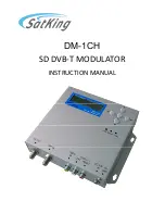 Предварительный просмотр 1 страницы SatKing DM-1CH Instruction Manual