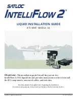 Satloc IntelliFlow 2 Installation Manual preview