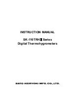 Preview for 1 page of SATO KEIRYOKI 8111-00 Instruction Manual