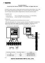 Preview for 19 page of SATO KEIRYOKI SK-M460-TRH Instruction Manual