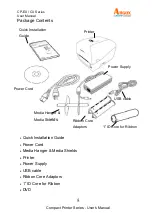 Preview for 8 page of SATO ARGOX CP-EX Series User Manual