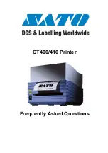 SATO CT 400 Frequently Asked Questions Manual preview