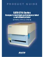 SATO CT4i Series Product Manual preview