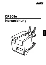 Preview for 29 page of SATO DR308e Quick Manual