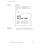 Preview for 141 page of SATO M-8400 Operator'S Manual