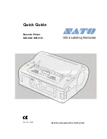 SATO MB400I Quick Manual preview