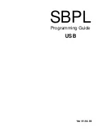 SATO SBPL Programming Manual предпросмотр