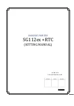 Preview for 1 page of SATO SG112-ex Kitting Manual