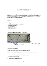 Preview for 1 page of SATO SK-110TRH Calibration Manual