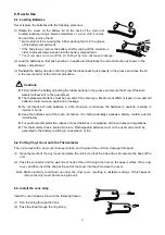 Предварительный просмотр 5 страницы SATO SK-270WP-K Instruction Manual