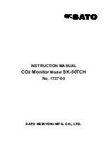 Preview for 1 page of SATO SK-50TCH Instruction Manual