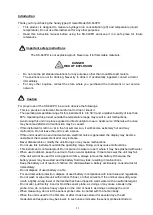 Preview for 2 page of SATO SK-640PH Instruction Manual