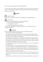 Preview for 3 page of SATO SK-8300 Instruction Manual