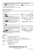 Предварительный просмотр 2 страницы SATO SK-950A Instruction Manual