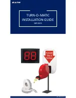 SATO TURN-O-MATIC Installation Manual предпросмотр