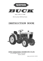 Preview for 3 page of satoh Buck S-470 Instruction Book