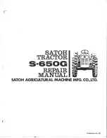 Saton S-650G Repair Manual preview
