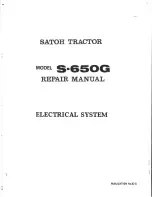 Preview for 160 page of Saton S-650G Repair Manual