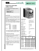 Preview for 1 page of Satronic 0620720 Manual