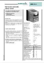 Satronic MMI 813.1 Manual preview