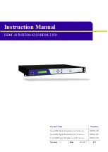 Preview for 1 page of Satson HDM-2150 Instruction Manual