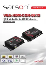 Satson VGA-HDM-CON-0615 User Manual preview