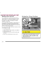 Preview for 110 page of Saturn 2004 L-Series Owner'S Manual