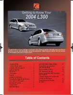 Preview for 1 page of Saturn 2004 L300 Getting To Know Manual