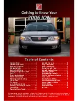 Preview for 1 page of Saturn 2006 Ion Getting To Know Manual