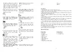 Preview for 3 page of Saturn CS-09 Manual