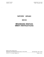 Preview for 72 page of Saturn EPABX OC1E User Instructions