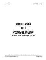 Preview for 97 page of Saturn EPABX OC1E User Instructions