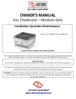 Preview for 1 page of Saturn ESCB-24 Owner'S Manual