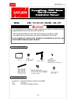 Preview for 52 page of Saturn KDB - 161 GOM Manual