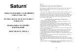 Preview for 10 page of Saturn ST-AH2108 Manual