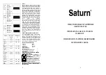 Preview for 5 page of Saturn ST-EC1070 User Manual