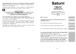 Preview for 18 page of Saturn ST-EC1074 Manual