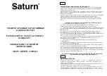 Preview for 6 page of Saturn ST-EC1165 Manual