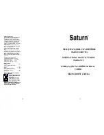 Предварительный просмотр 6 страницы Saturn ST-FP0052 User Manual