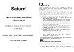 Preview for 7 page of Saturn ST-FP8512 Manual