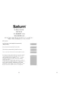 Preview for 22 page of Saturn ST-FP8521 Manual