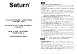 Preview for 5 page of Saturn ST-PS1249 Instruction Manual With Warranty Book