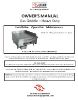 Saturn TSG48-HD Owner'S Manual preview