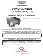 Предварительный просмотр 1 страницы Saturn TSG48-HD Owner'S Manual