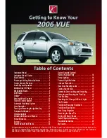 Saturn VUE 2006 Getting To Know Manual предпросмотр