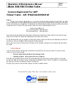 Sauber 1580-TBA Operation & Maintenance Manual preview