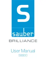 Sauber Brilliance SB-300 User Manual preview