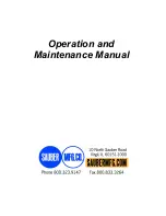 Sauber MFG 1521-AP Operation & Maintenance Manual preview