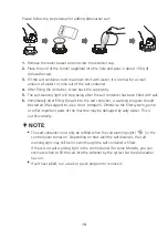 Предварительный просмотр 11 страницы Sauber SDW-62 PLUS User Manual