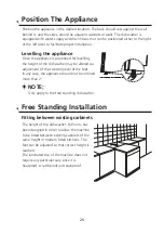 Предварительный просмотр 21 страницы Sauber SDW-62 PLUS User Manual